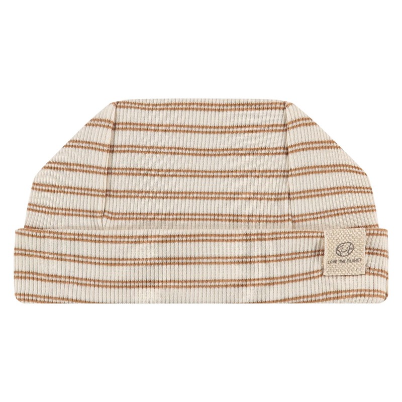 BABYFACE Bonnet , curry rayé