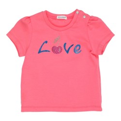 GYMP T-shirt "Love", Framboise