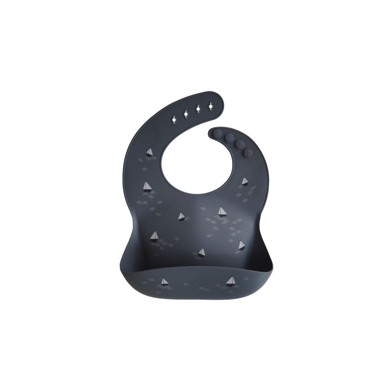 MUSHIE Bavoir silicone, Boats