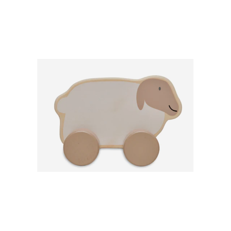 JOLLEIN jouet voiture en bois, mouton