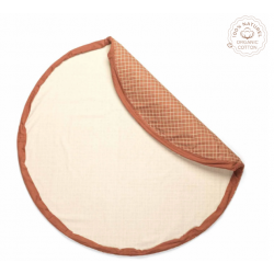 PLAY&GO Sac de rangement organic grid brown