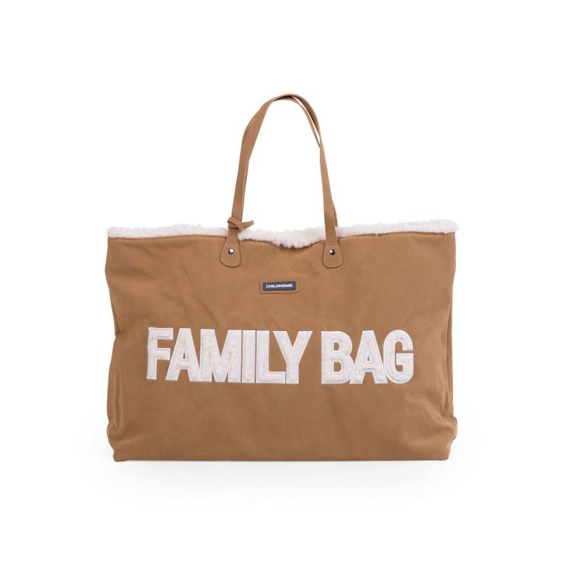 CHILDHOME sac à langer family bag, Suede look