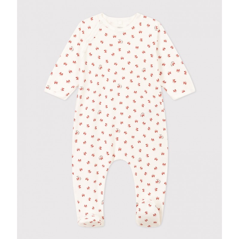PETIT BATEAU Pyjama renard, blanc