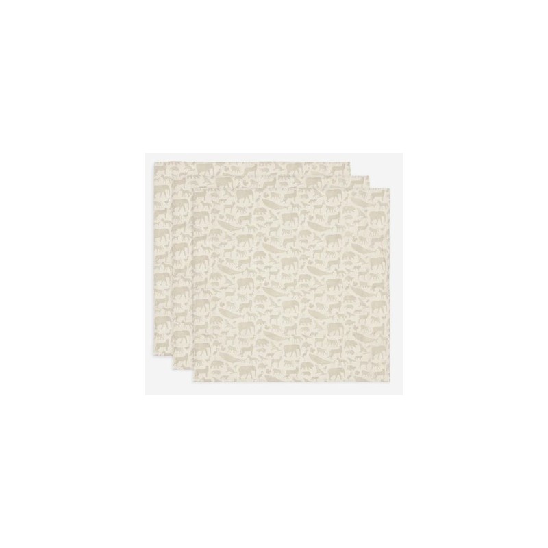 JOLLEIN Tetra Animaux nougat, 70x70 (3PACK)