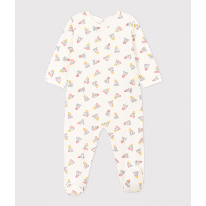 PETIT BATEAU Pyjama velours bonnets