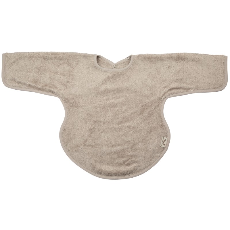 TIMBOO Bavoir à manches, feather grey