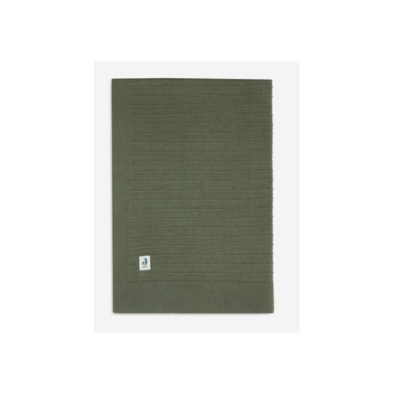 JOLLEIN Couverture Pure Knit 75X100cm, leaf green