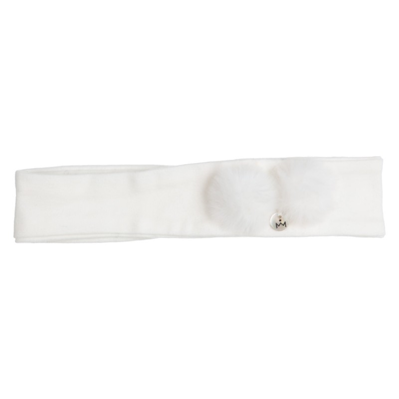 GYMP headband pompons AERODOUX Offwhite