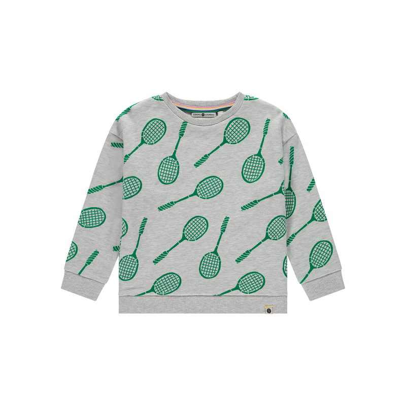 BABYFACE Pull raquette, light grey melee