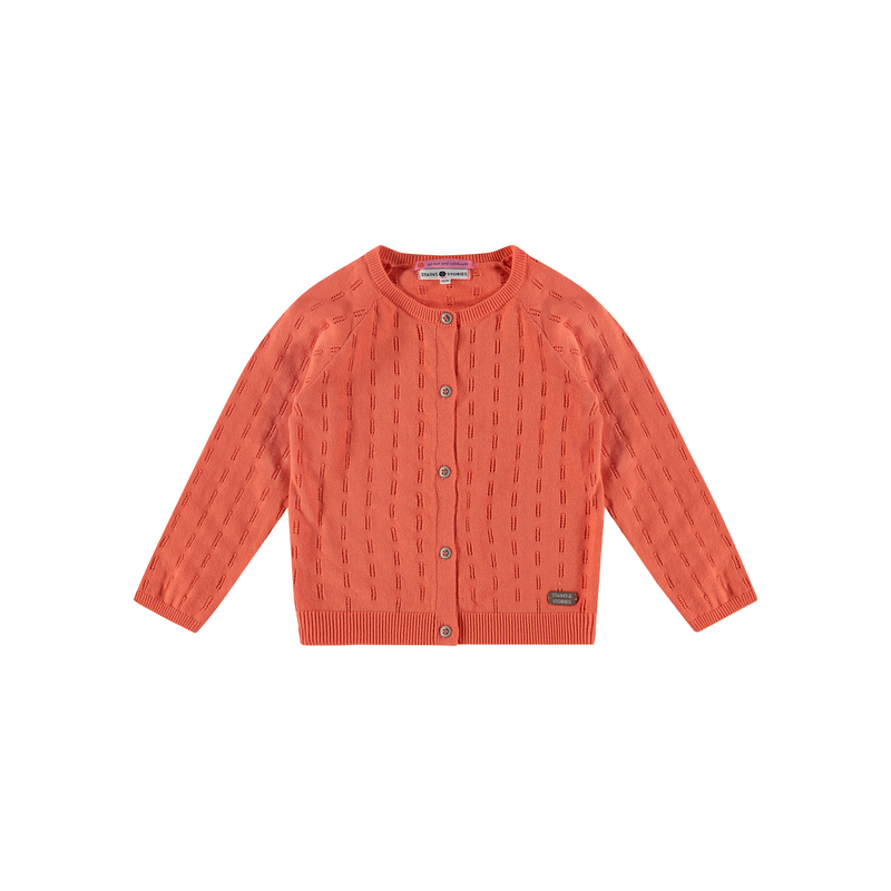 BABYFACE Cardigan, grapefruit