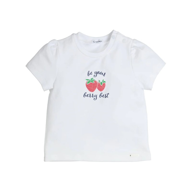 GYMP T-shirt fraise, white