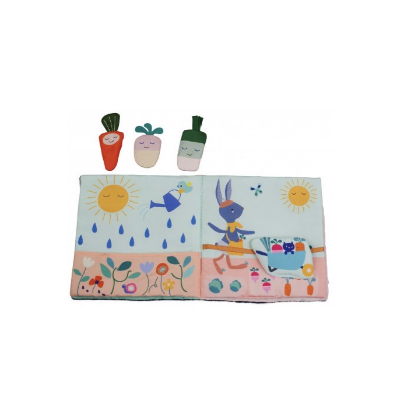 EBULOBO livre d'éveil "Du potager à l'assiette"