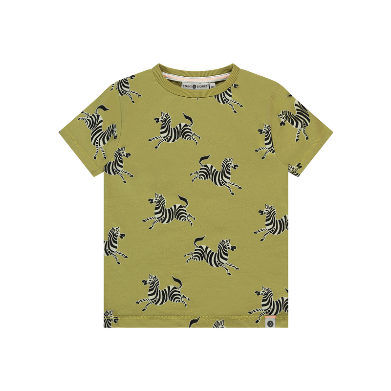 BABYFACE Tshirt zèbre, Kiwi