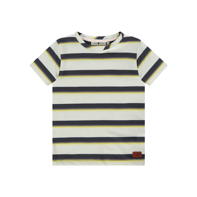 BABYFACE Tshirt rayé, Milk