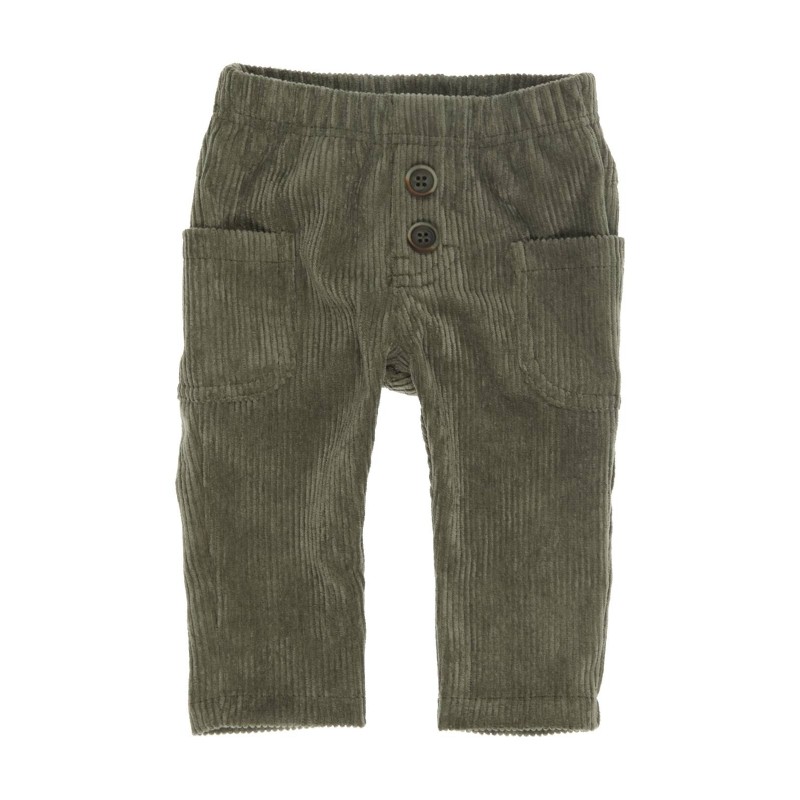 GYMP Pantalon en velours, green