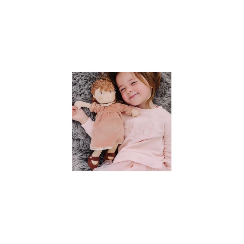 TIKIRI Bonikka poupée chiffon et dentelle, Caroline