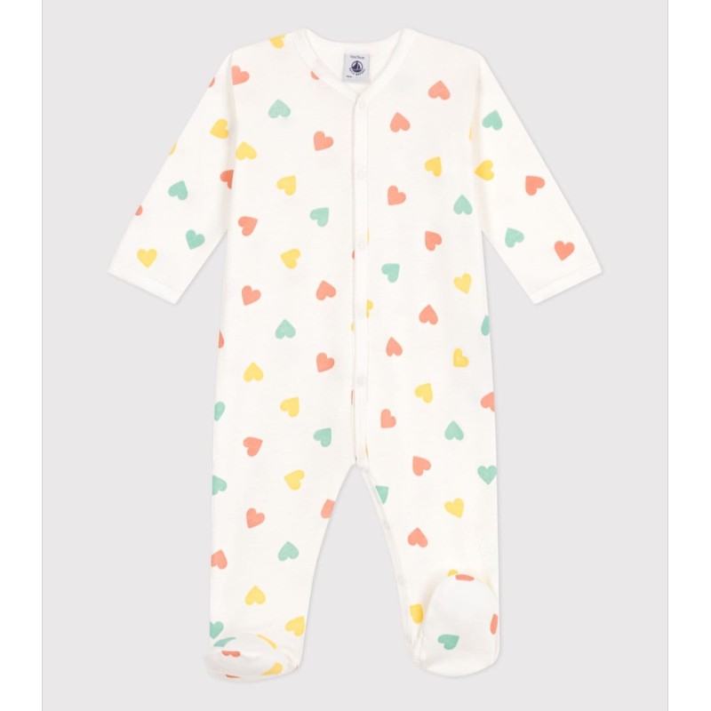 PETIT BATEAU Pyjama en coton, coeurs