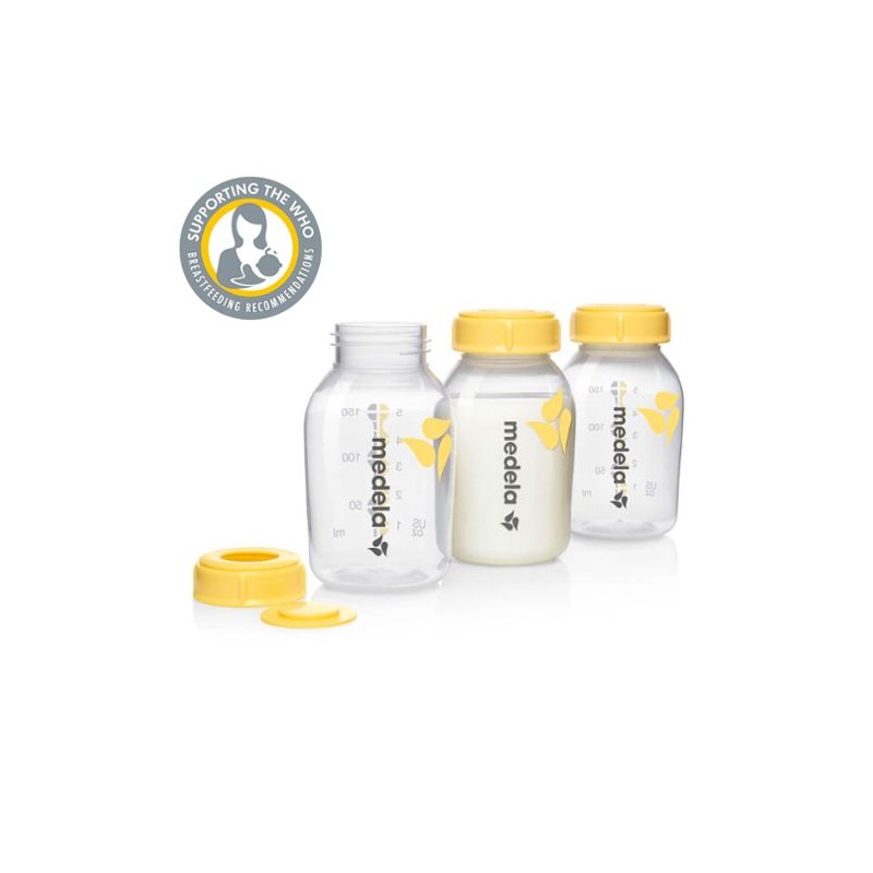 MEDELA Set de 3 bouteilles 150 ml (sans tétine)