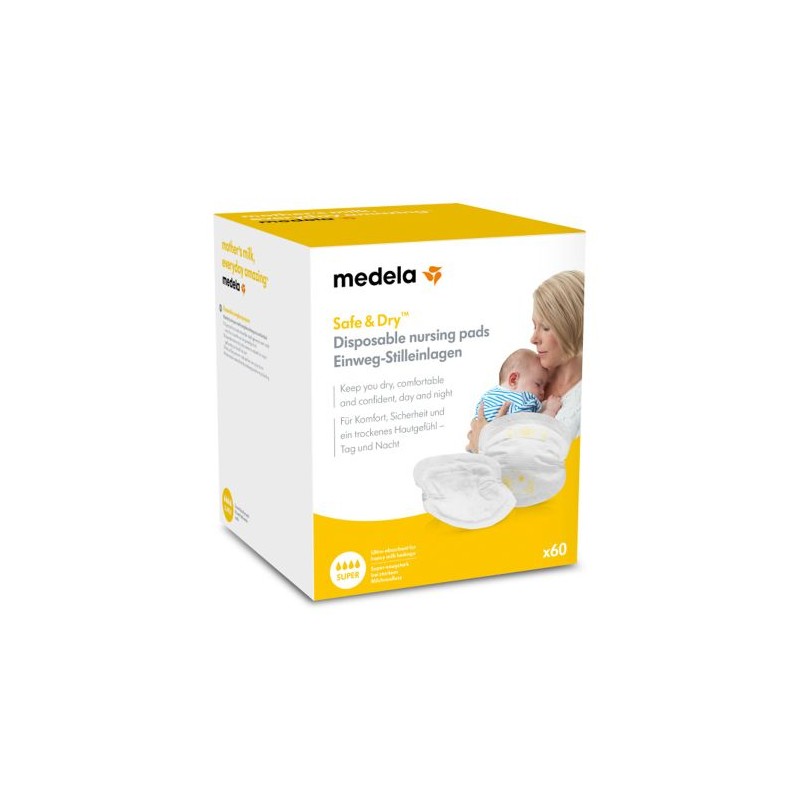 MEDELA Coussinets d'allaitement jetables, boîte de 60