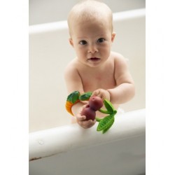 OLI & CAROL anneau de dentition & jeu de bain, cerise