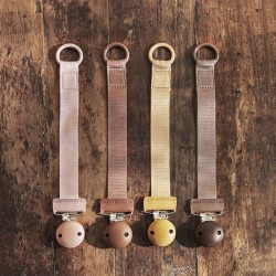 ELODIE DETAILS Attache-tétine Bois, Faded Rose