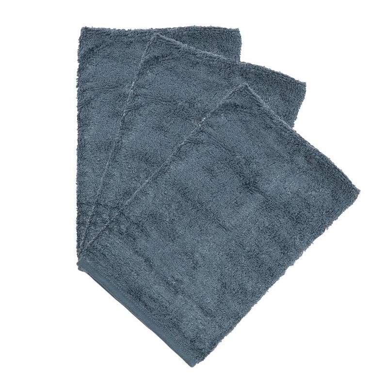 TIMBOO Gants de toilette (par 3), marin