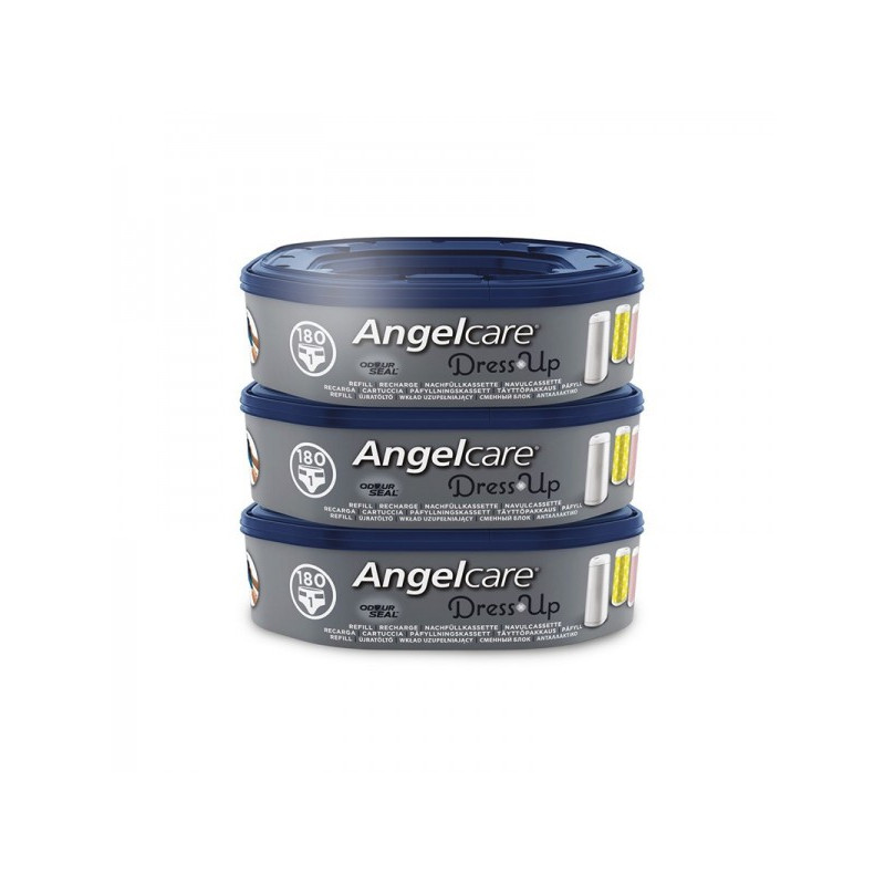 ANGELCARE Recharges Poubelle à couche Dress Up (3 pièces)
