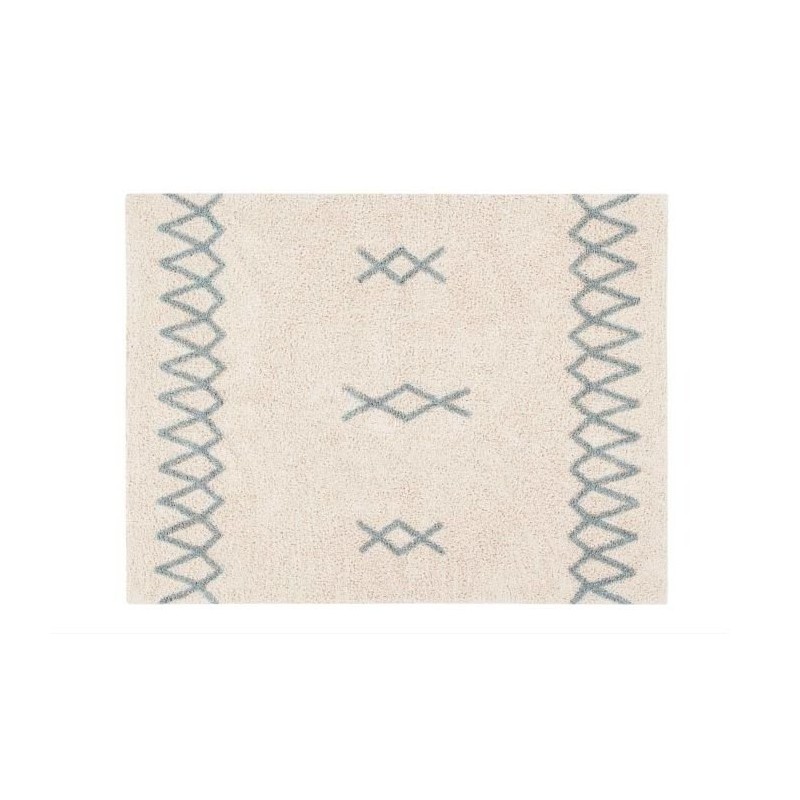 LORENA CANALS Tapis Lavable Atlas Vintage Blue - Blue (120*160cm)