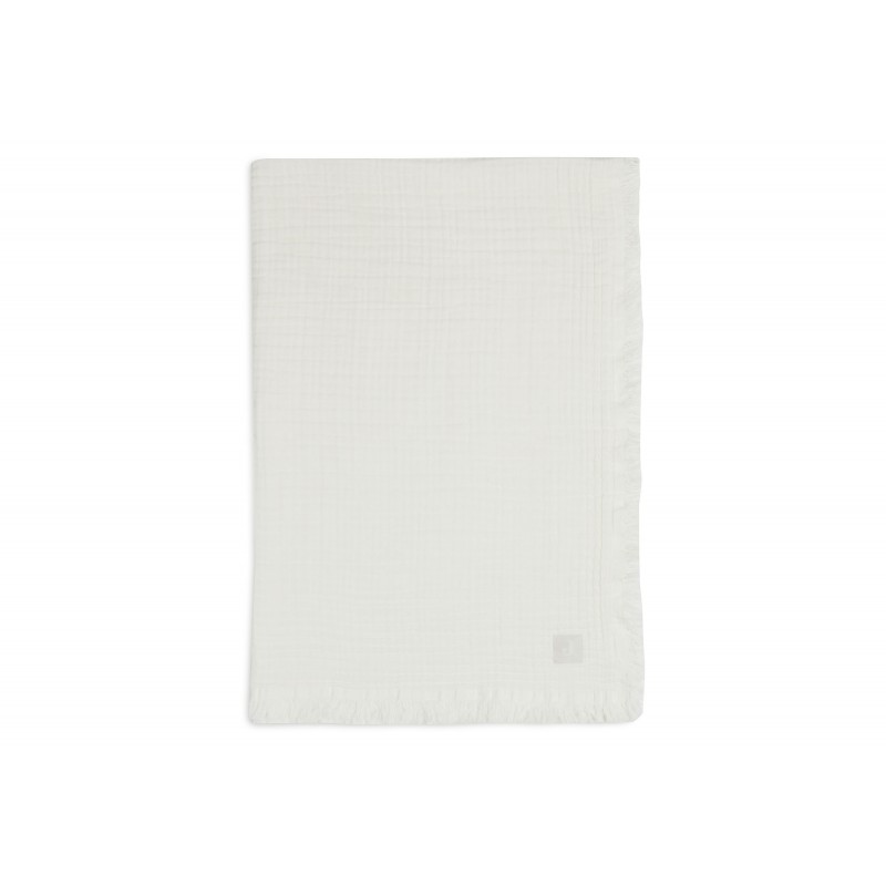 JOLLEIN Couverture Muslin 100x75cm, ivoire