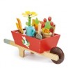 TENDER LEAF Brouette avec set de jardin