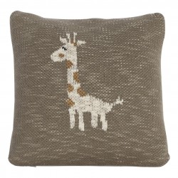 QUAX Coussin tricot - Girafe