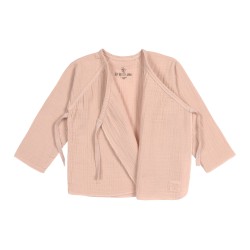 LASSIG Kimono en mousseline, Rose poudré