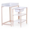CHILDHOME Table à langer + baignoire, bois/blanc