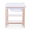 CHILDHOME Table à langer + baignoire, bois/blanc