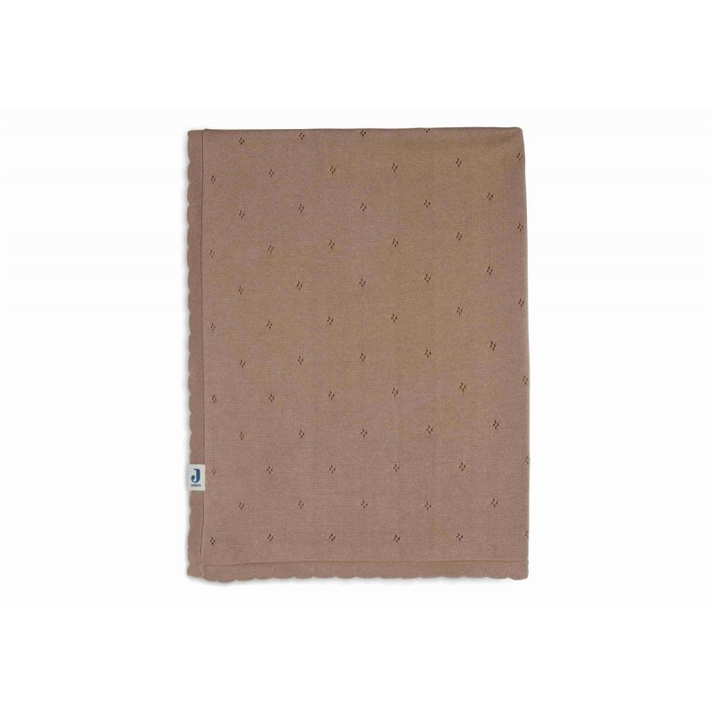 JOLLEIN Couverture Pointelle 75X100cm, biscuit